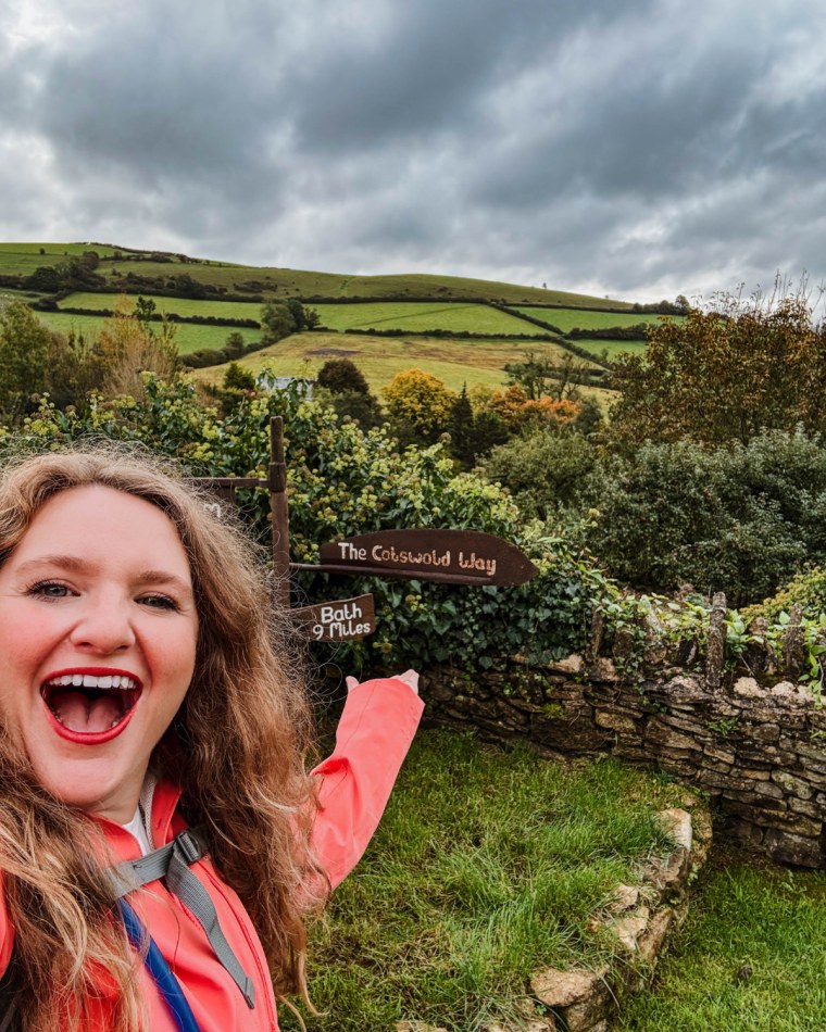 Sula walked the Cotswold Way in England solo in 10 days.
